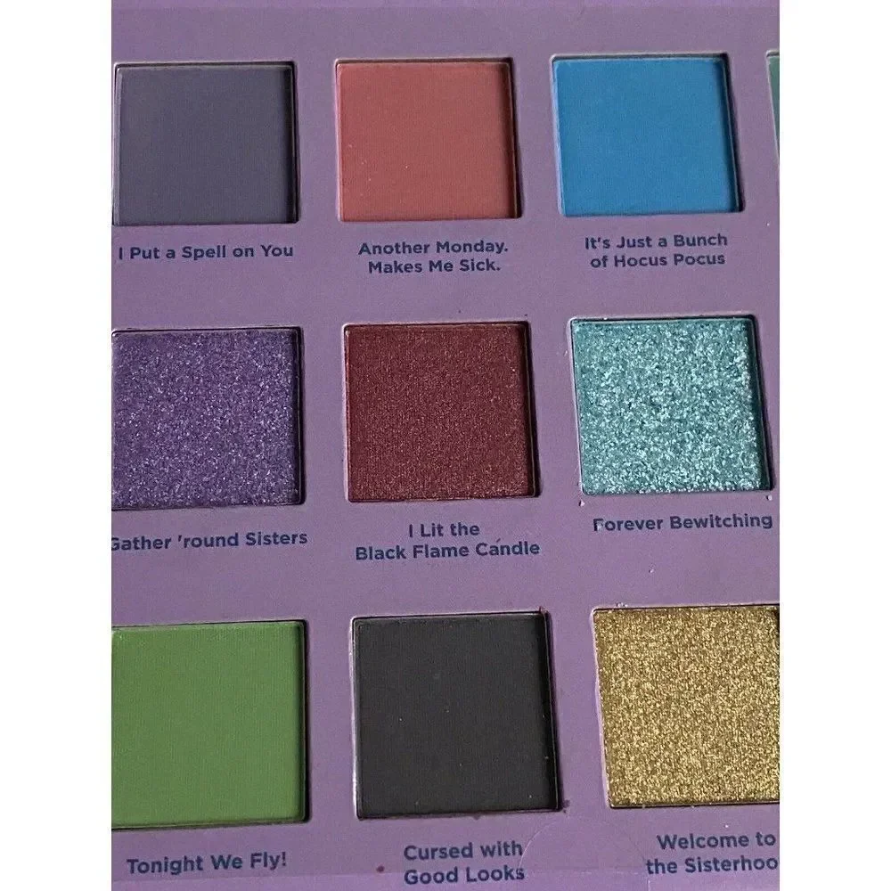 Taste Beauty Disney Hocus Pocus Tonight‎ We Fly 12 Count Eyeshadow Palette NEW